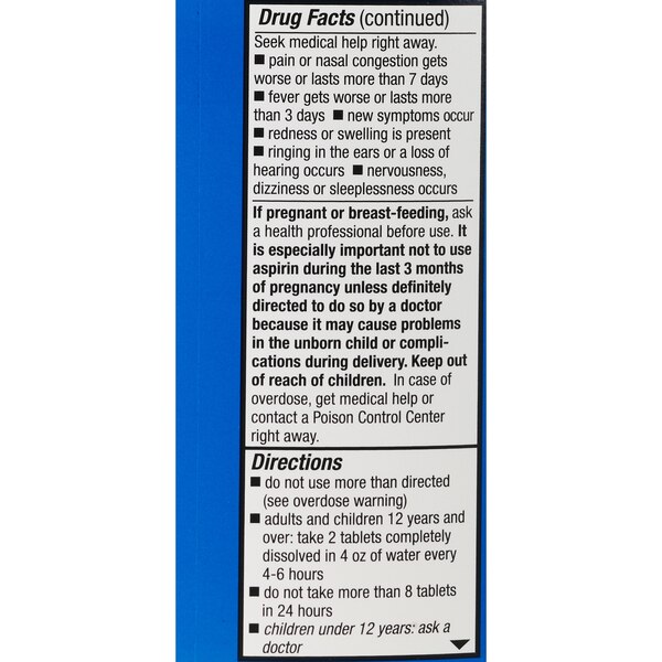 CVS Health, Effervescent Cold Relief Tablets, Orange, 20 CT