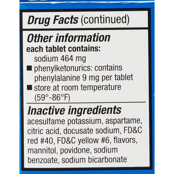CVS Health, Effervescent Cold Relief Tablets, Orange, 20 CT