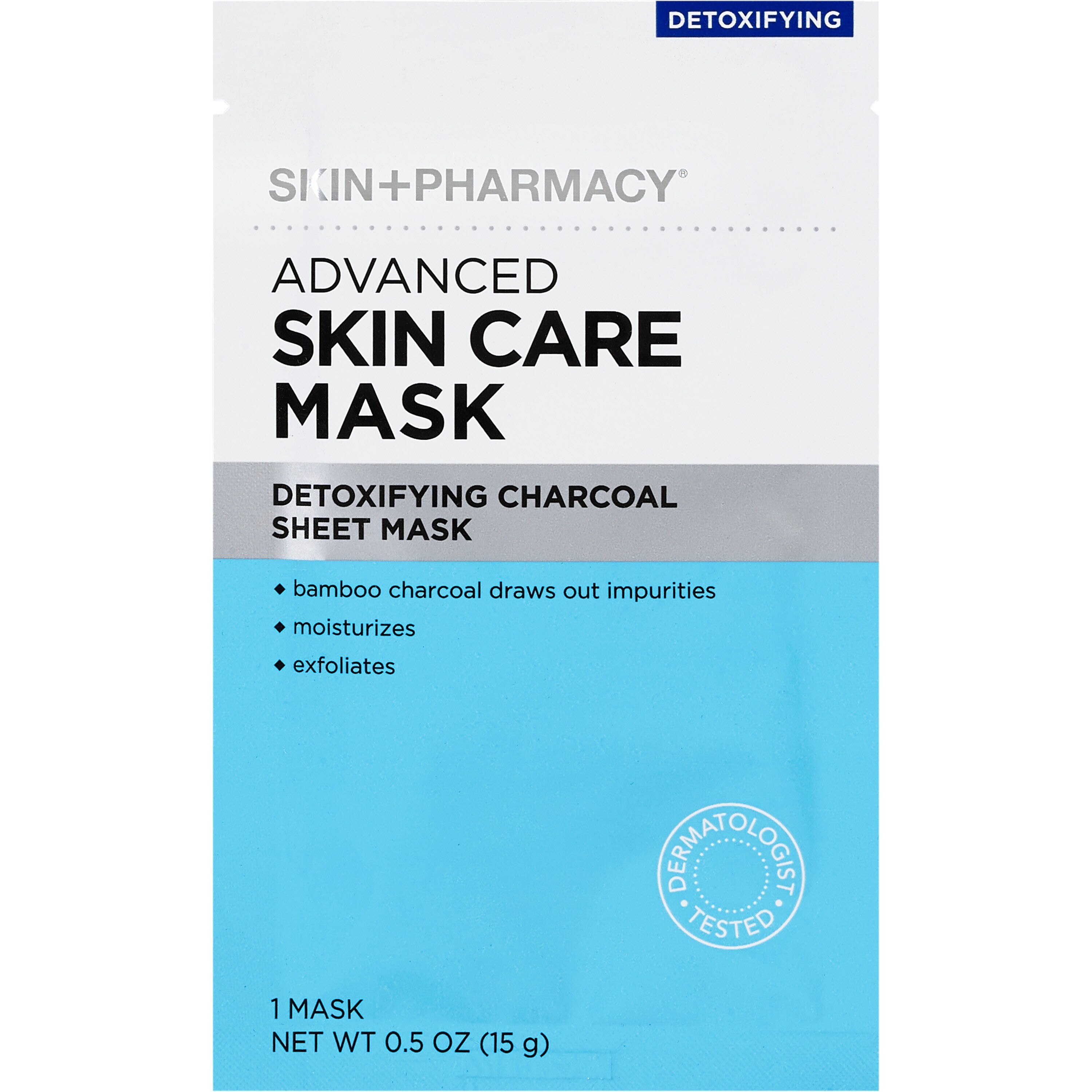 Skin + Pharmacy Detoxifying Charcoal Sheet Mask