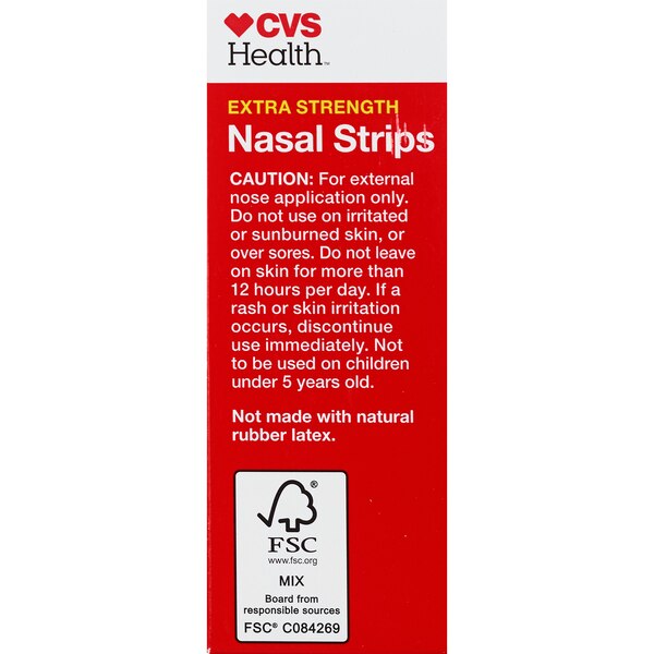 CVS Health - Tiras nasales, potencia extra, tostado, 50 u.