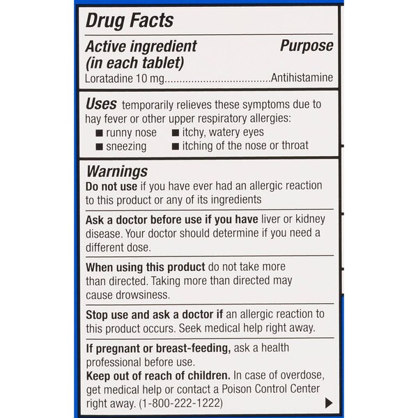 CVS Health 24HR Non Drowsy Allergy Relief Loratadine Tablets