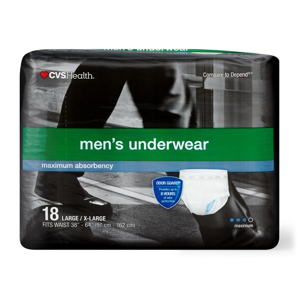 CVS Health Men's Underwear Maximum Absorbency