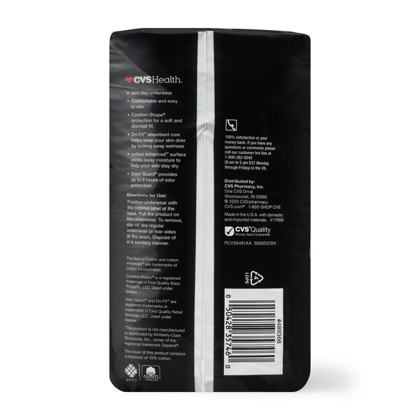 CVS Health Men's Underwear Maximum Absorbency