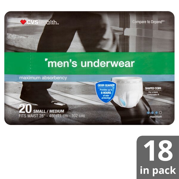CVS Health Men's Underwear Maximum Absorbency