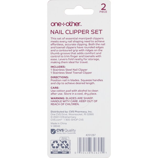 one+other Nail Clipper Duo