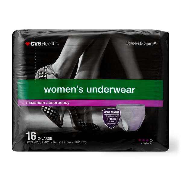 CVS Health Women's Maximum Absorbency Underwear