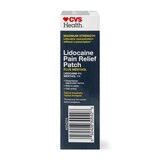 CVS Health Maximum Strength Lidocaine Pain Relief Plus Menthol Patch, MEDIUM, 5 CT, thumbnail image