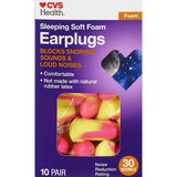 CVS Health Sleeping Soft Foam Earplugs, 10 Pair, thumbnail image