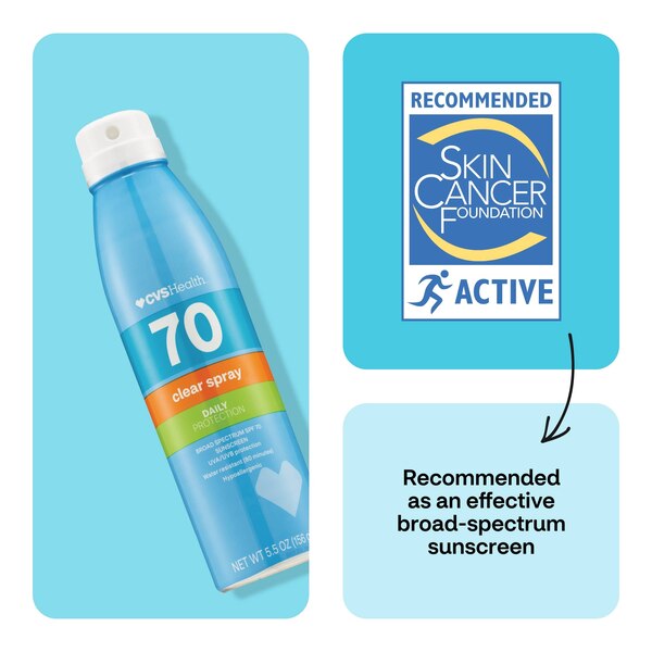 CVS Health Clear Broad Spectrum Sunscreen Spray