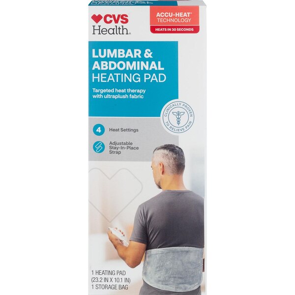 CVS Health Series 500 - Almohadilla térmica lumbar