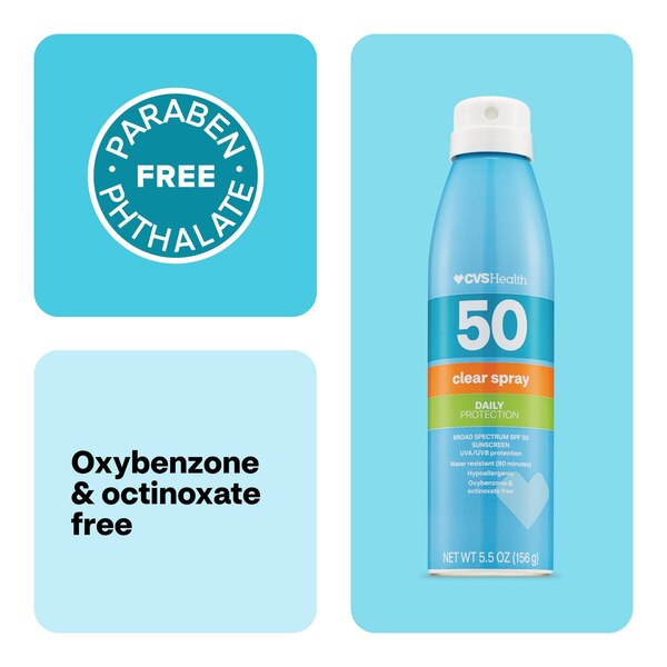 CVS Health Clear Broad Spectrum Sunscreen Spray