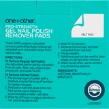 one+other Pro Strength 100% Acetone Gel Nail Polish Remover Pads, thumbnail image