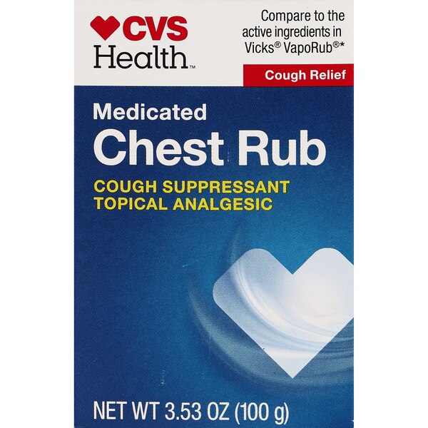 CVS Health Medicated Chest Rub Cough Suppressant