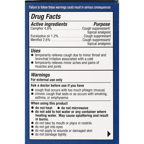 CVS Health Medicated Chest Rub Cough Suppressant