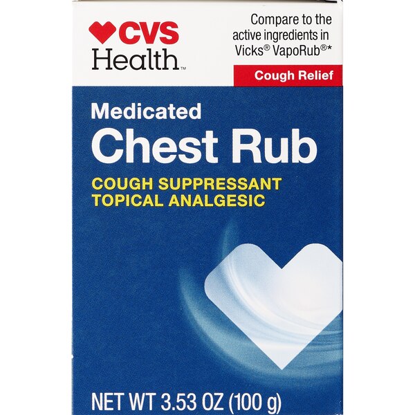 CVS Health Medicated Chest Rub Cough Suppressant