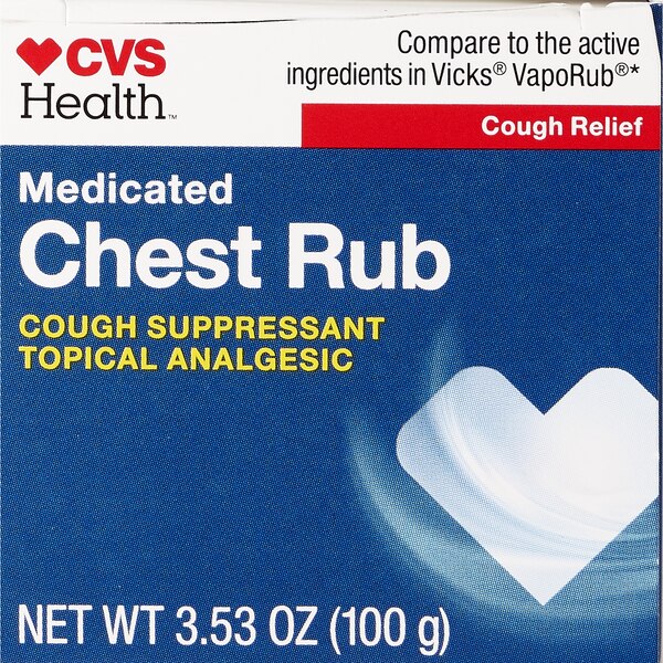 CVS Health Medicated Chest Rub Cough Suppressant