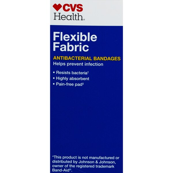 CVS Health Flexible Fabric Anti-Bacterial Bandages
