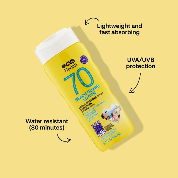 CVS Health Beach Guard Sunscreen Lotion 6.7 OZ