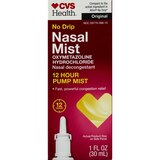 CVS Health 12HR No Drip Nasal Mist Oxymetazoline 0.05%, 1 OZ, thumbnail image 1 of 5