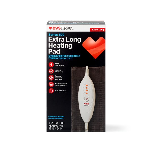 CVS Health Series 500 - Almohadilla térmica extralarga