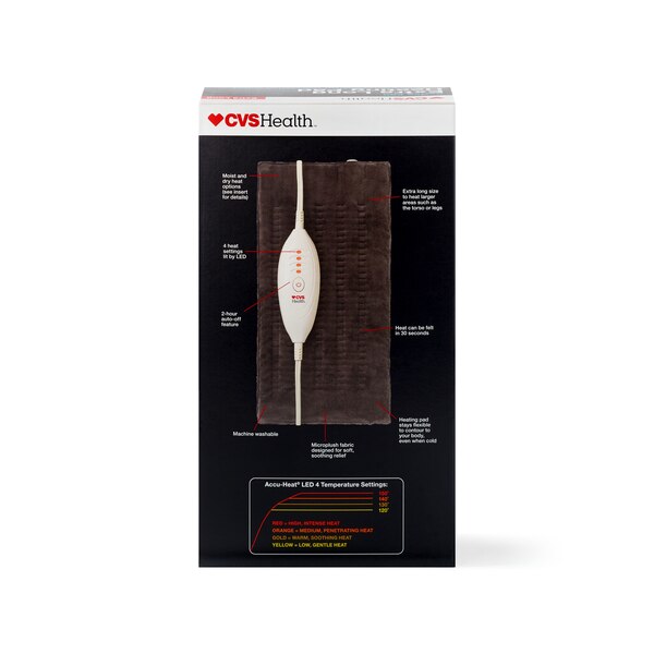 CVS Health Series 500 - Almohadilla térmica extralarga