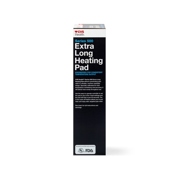 CVS Health Series 500 - Almohadilla térmica extralarga