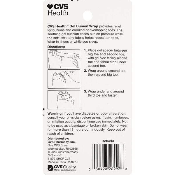 CVS Health Gel Bunion Wrap