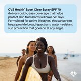 CVS Sport Clear Broad Spectrum Sunscreen Spray, thumbnail image