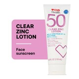 CVS Health Clear Zinc Broad Spectrum Sun Lotion SPF 50, thumbnail image