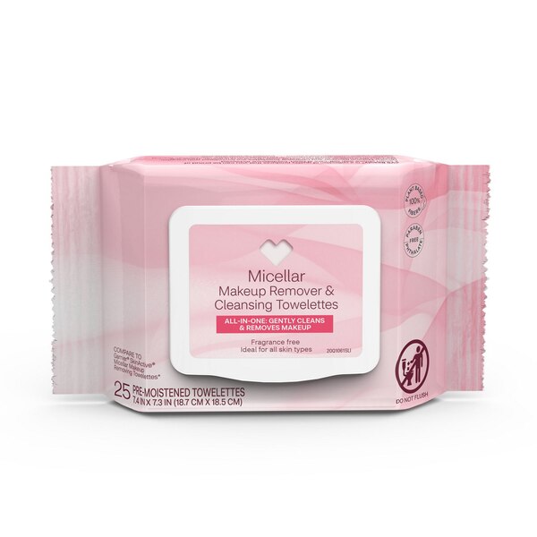 CVS Beauty Micellar Makeup Remover Towelettes, 25CT
