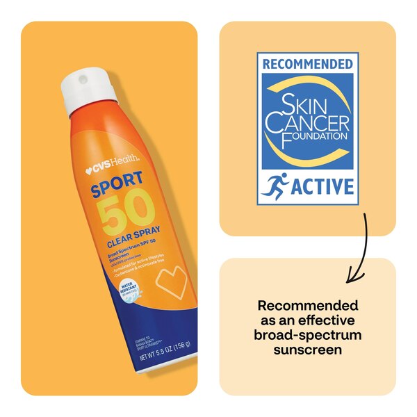 CVS Sport Clear Sunscreen Spray