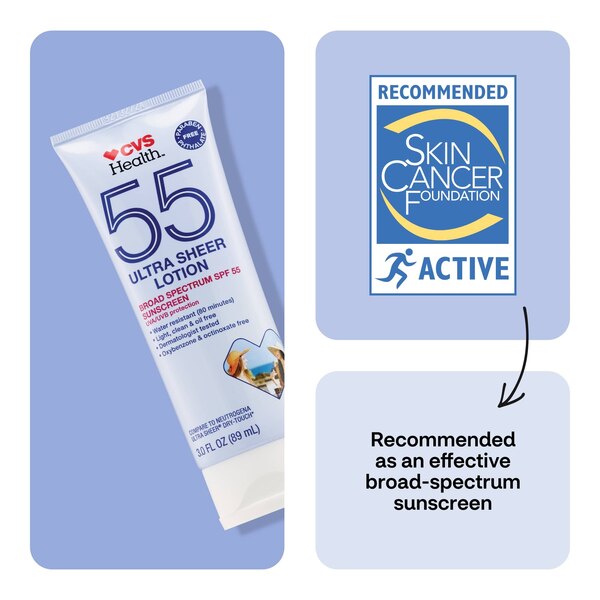 CVS Ultra Sheer Broad Spectrum Sunscreen Lotion