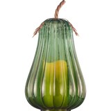 Fall Fest LED Glass Pumpkin, 11.5 in, thumbnail image