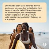 CVS Health Sport SPF 100 Clear Spray, 6 OZ, thumbnail image