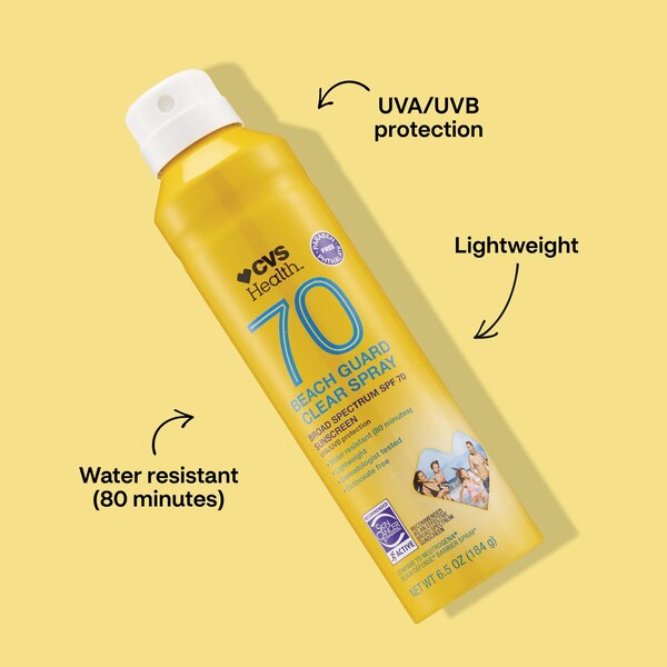 CVS Health Beach Guard Clear Sunscreen Spray