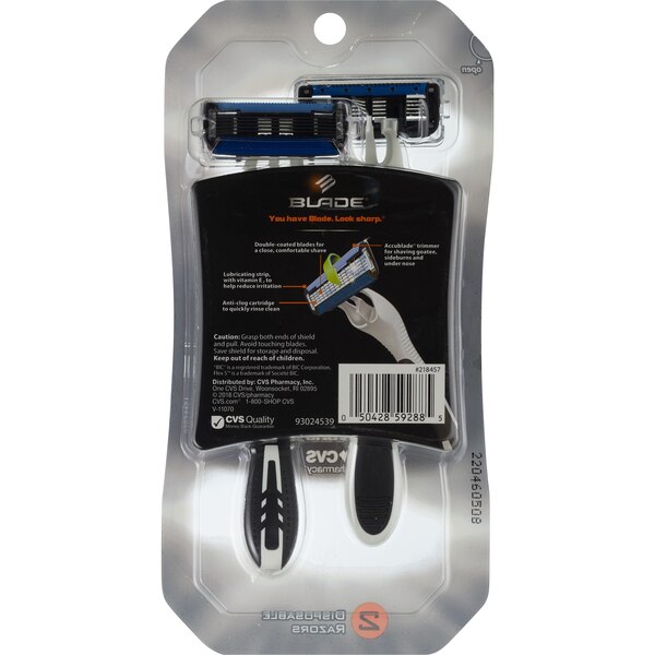 Blade 5 Blade Disposable Razor, 2 CT