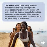 CVS Sport Clear Broad Spectrum Sunscreen Spray, thumbnail image