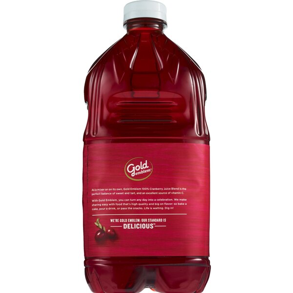 Gold Emblem 100% Cranberry Juice Blend, 64 oz