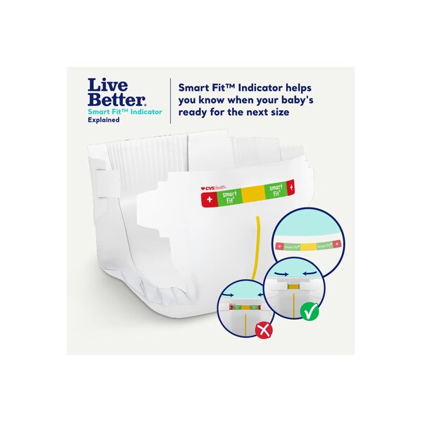 Live Better by CVS Health Diapers, Size 6