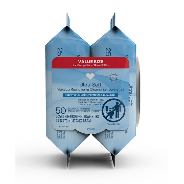 CVS Beauty Makeup Remover Cleansing Cloth Towelettes