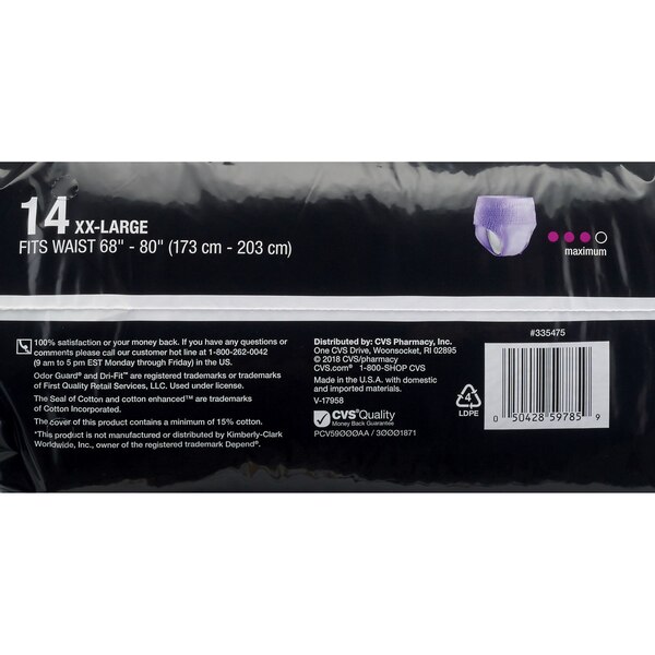 CVS Health Women's Maximum Absorbency Underwear