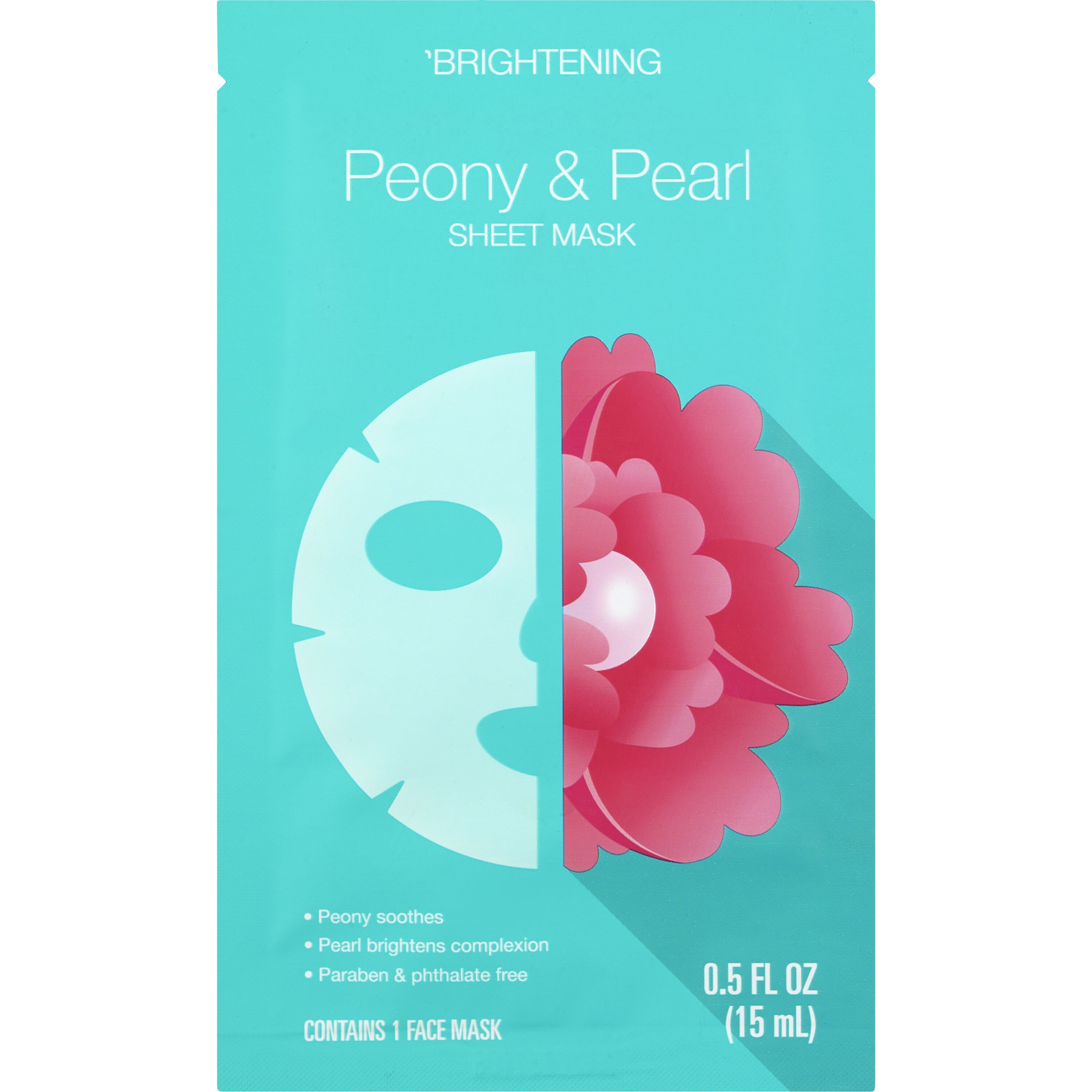 Beauty 360 Brightening Peony & Pearl Sheet Mask
