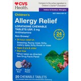 CVS Health Children's Allergy Relief Non-Drowsy Loratadine 5mg Chewable Tablets USP, thumbnail image