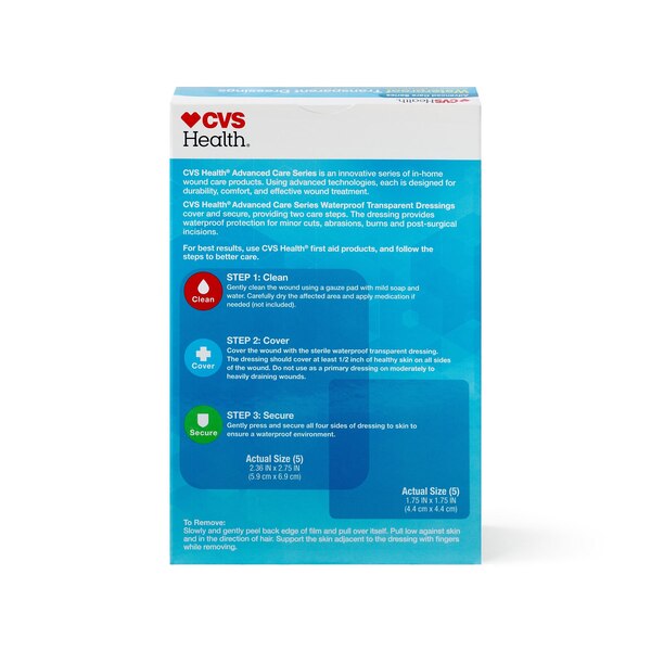 CVS Health Waterproof Transparent Dressings