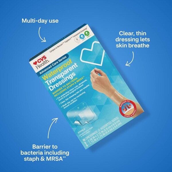CVS Health Waterproof Transparent Dressings