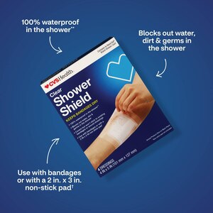 CVS Health Clear Shower Shield Bandages