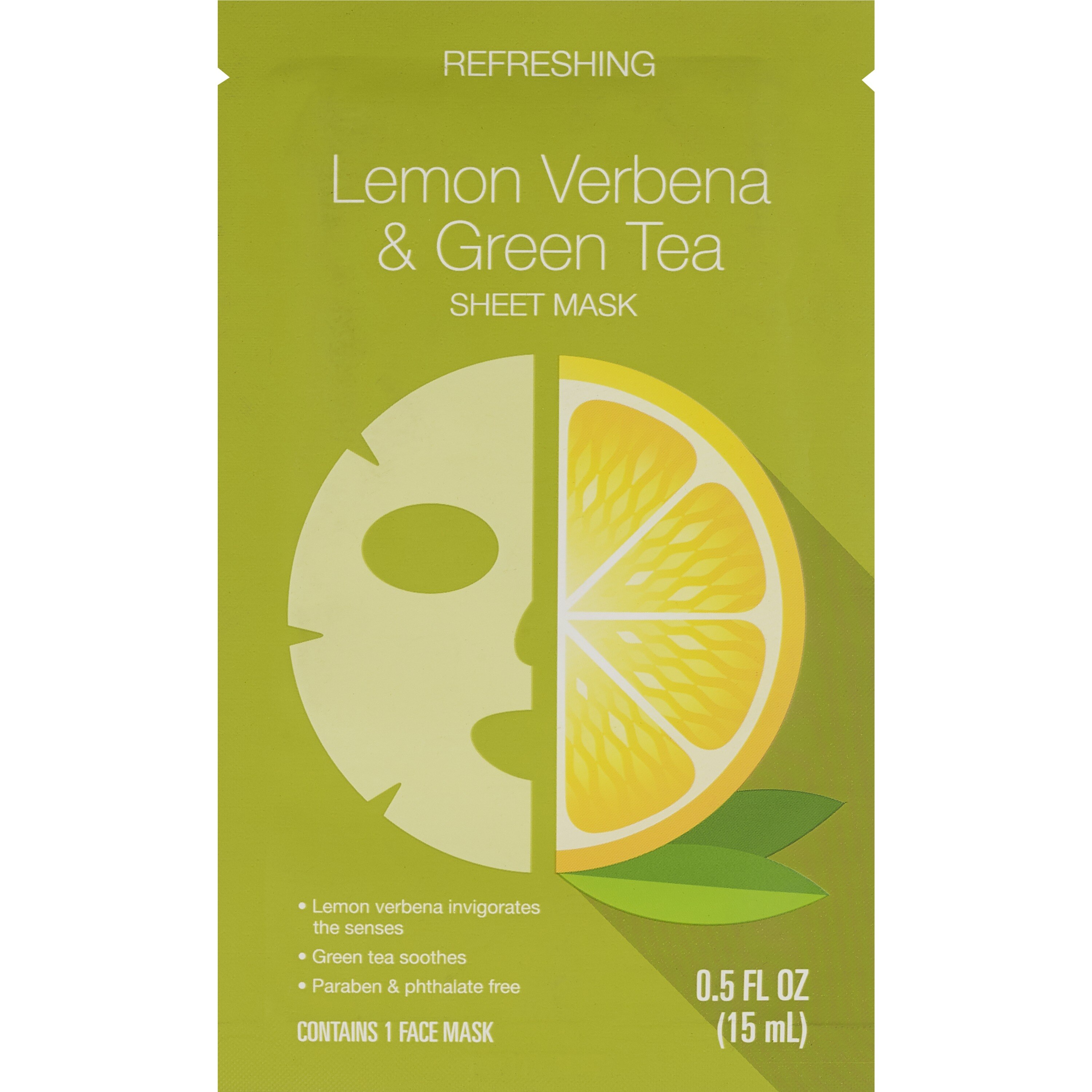 Beauty 360 Refreshing Lemon Verbena & Green Tea Sheet Mask