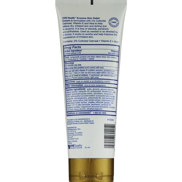 CVS Health Eczema Skin Relief Cream, 8 OZ