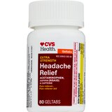 CVS Health Extra Strength Headache Relief Acetaminophen, Aspirin (NSAID) & Caffeine Geltabs, thumbnail image