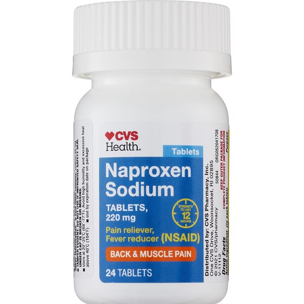 CVS Health Back & Muscle Pain Naproxen Sodium 220 MG Tablets